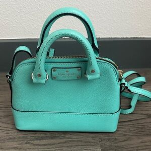 Kate Spade Blue Mini Bag with Detachable Strap
